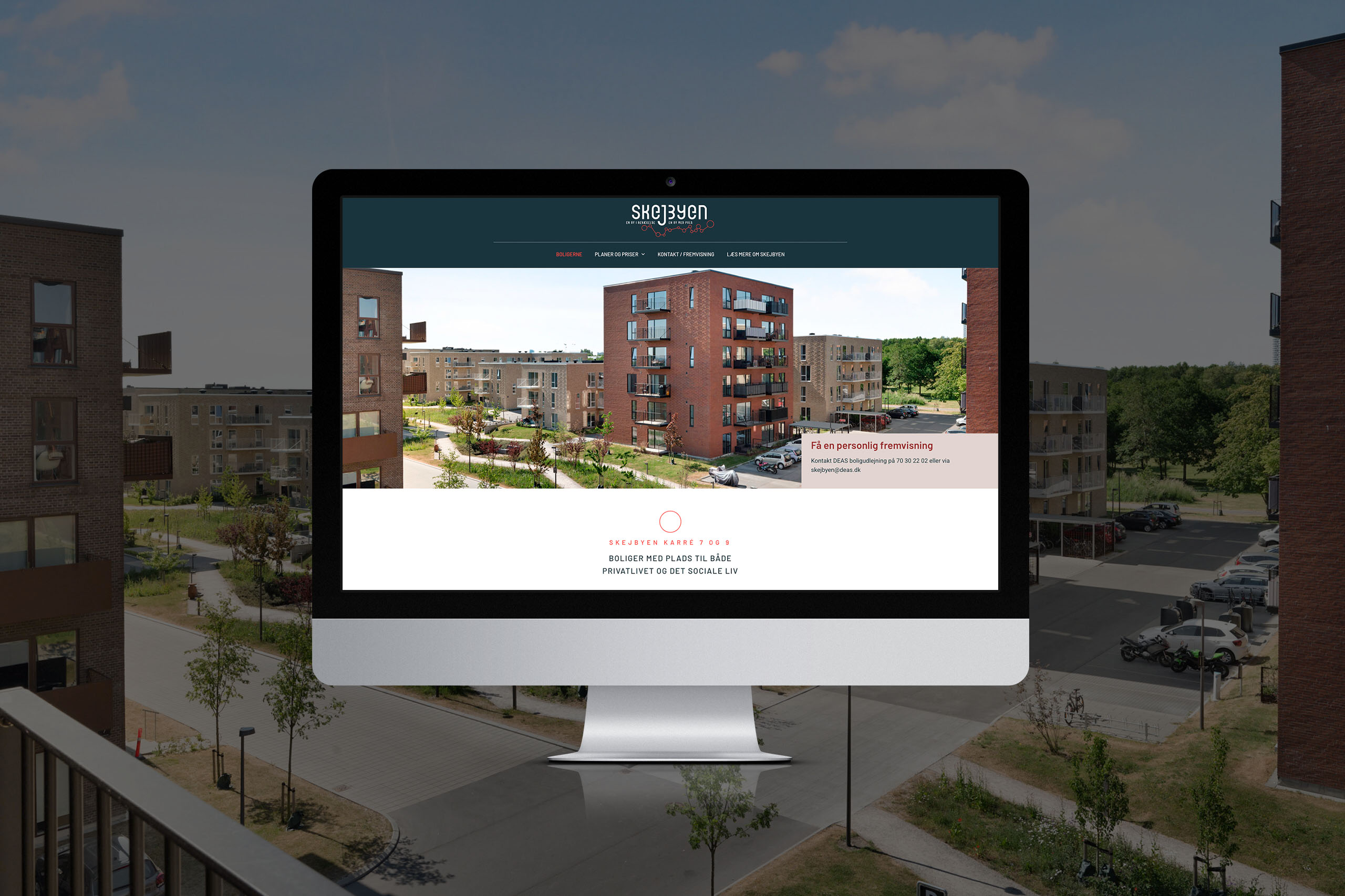 Case med Skejbyenk7-9.dk med mockup på iMac